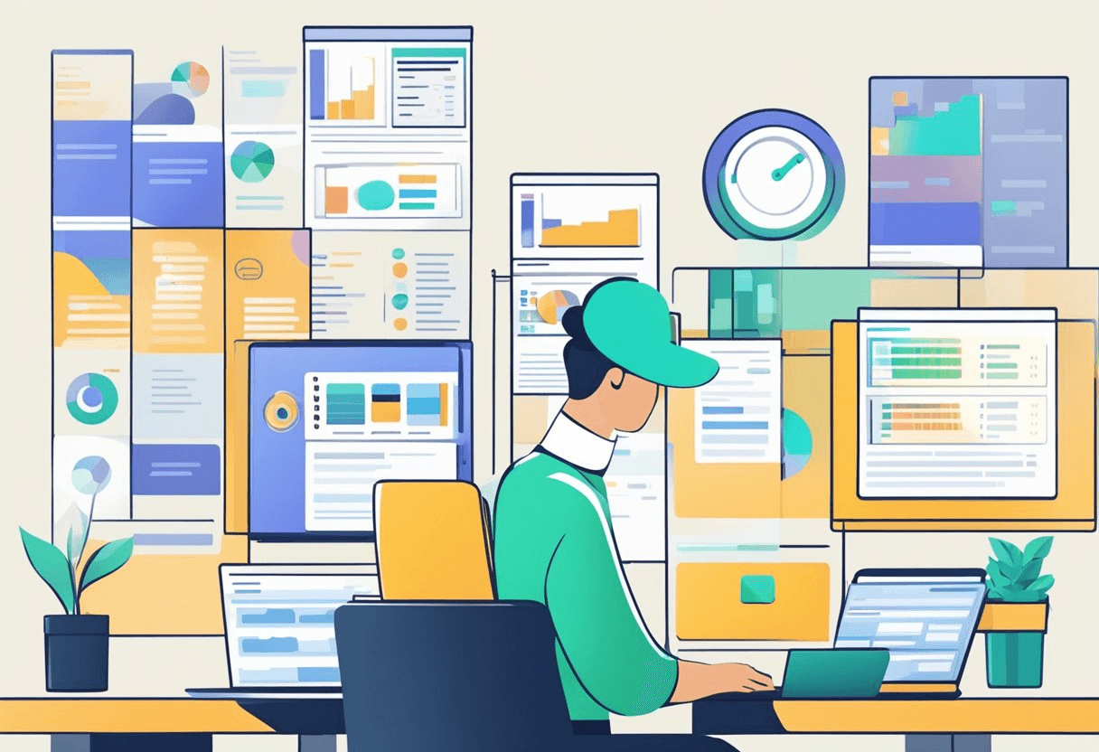 Employees input data into HRIS, while managers access reports. System integrates with payroll and benefits. Streamlined processes and increased efficiency