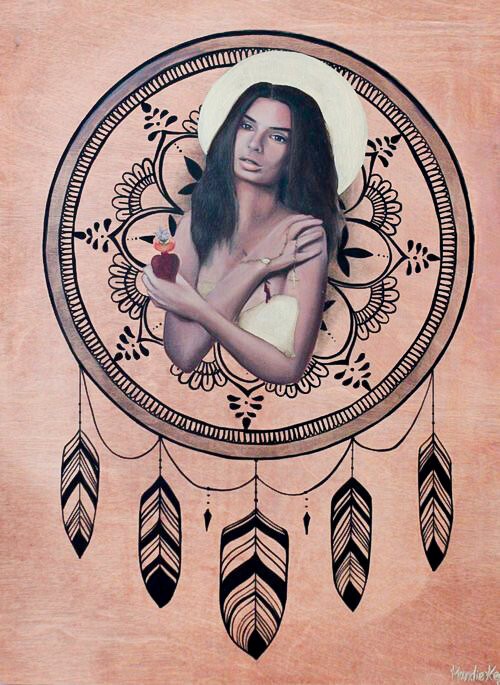 Untitled, painting by Amanda Keay, 2018