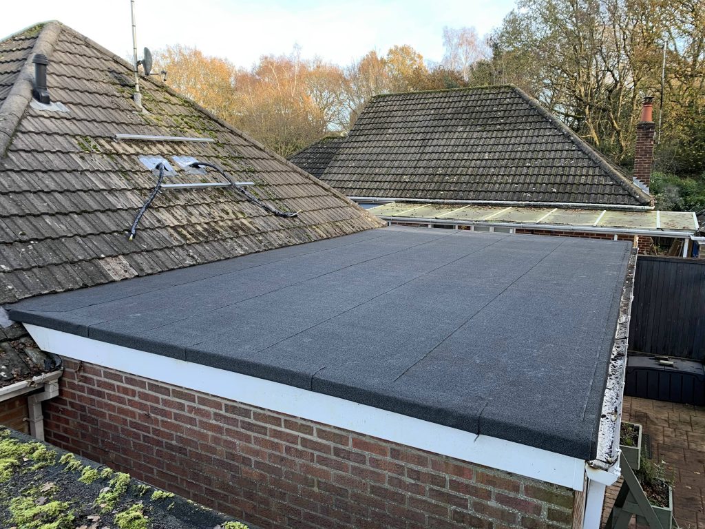 Flat Roofs on Rear Extensions and Garage Roofs