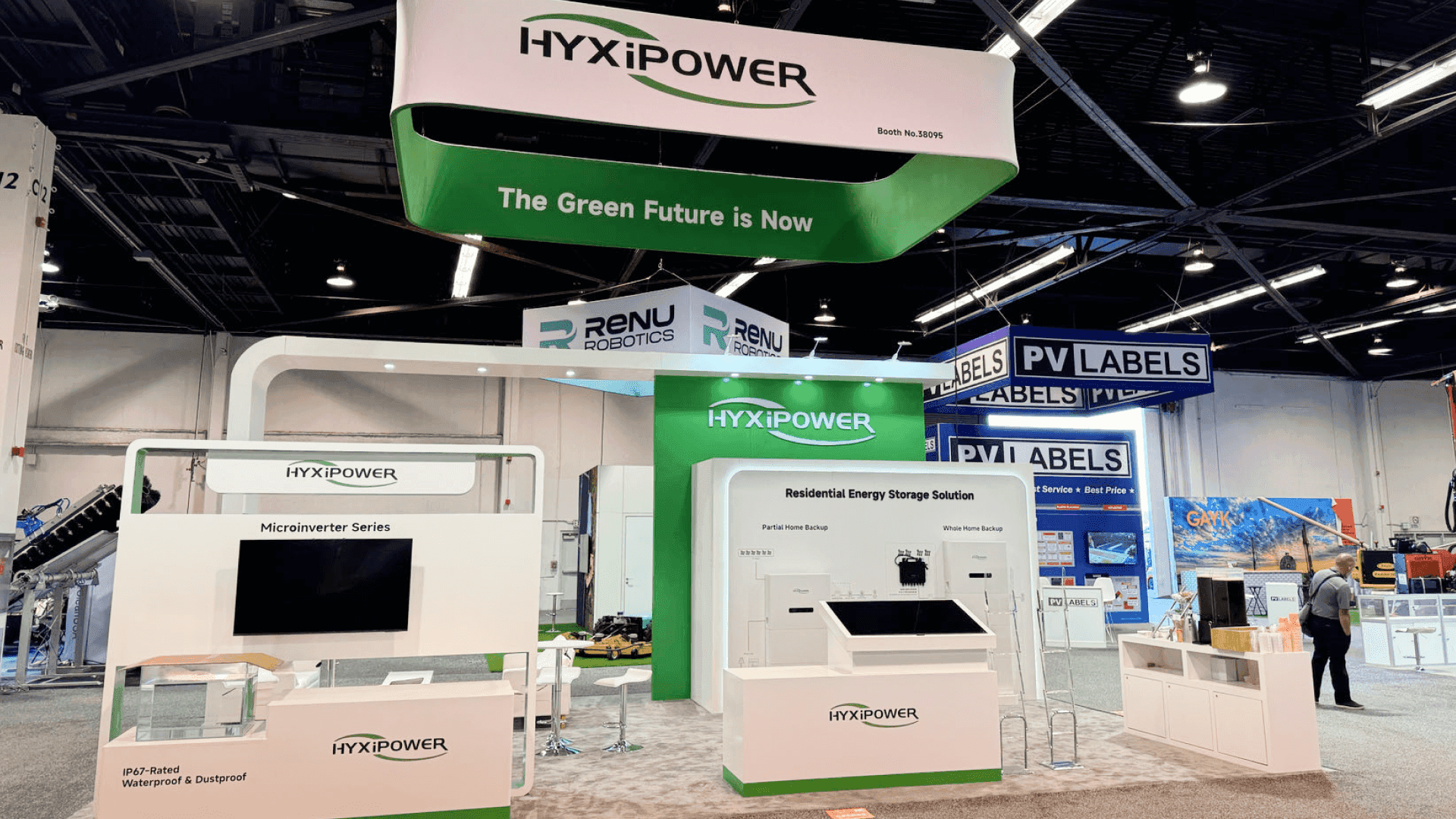 IESNA solar storage and EV infrastructure booth planning