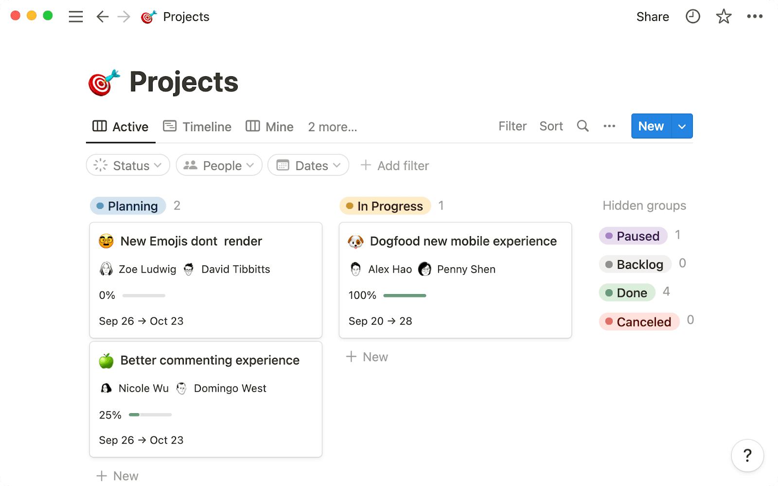 Project Management in Airtable