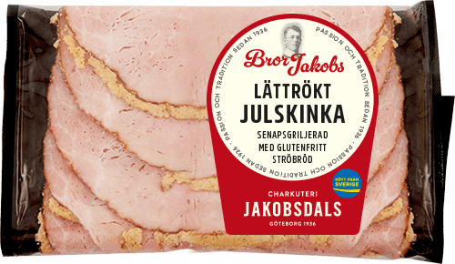 lättrökt julskinka i plånbok