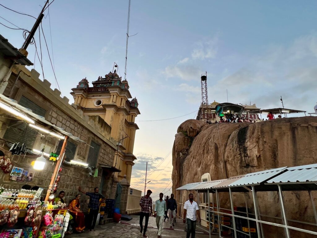 The rock fort temple complex
