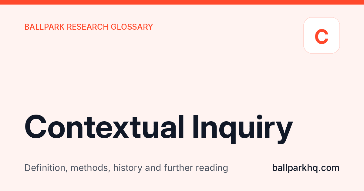 Contextual Inquiry