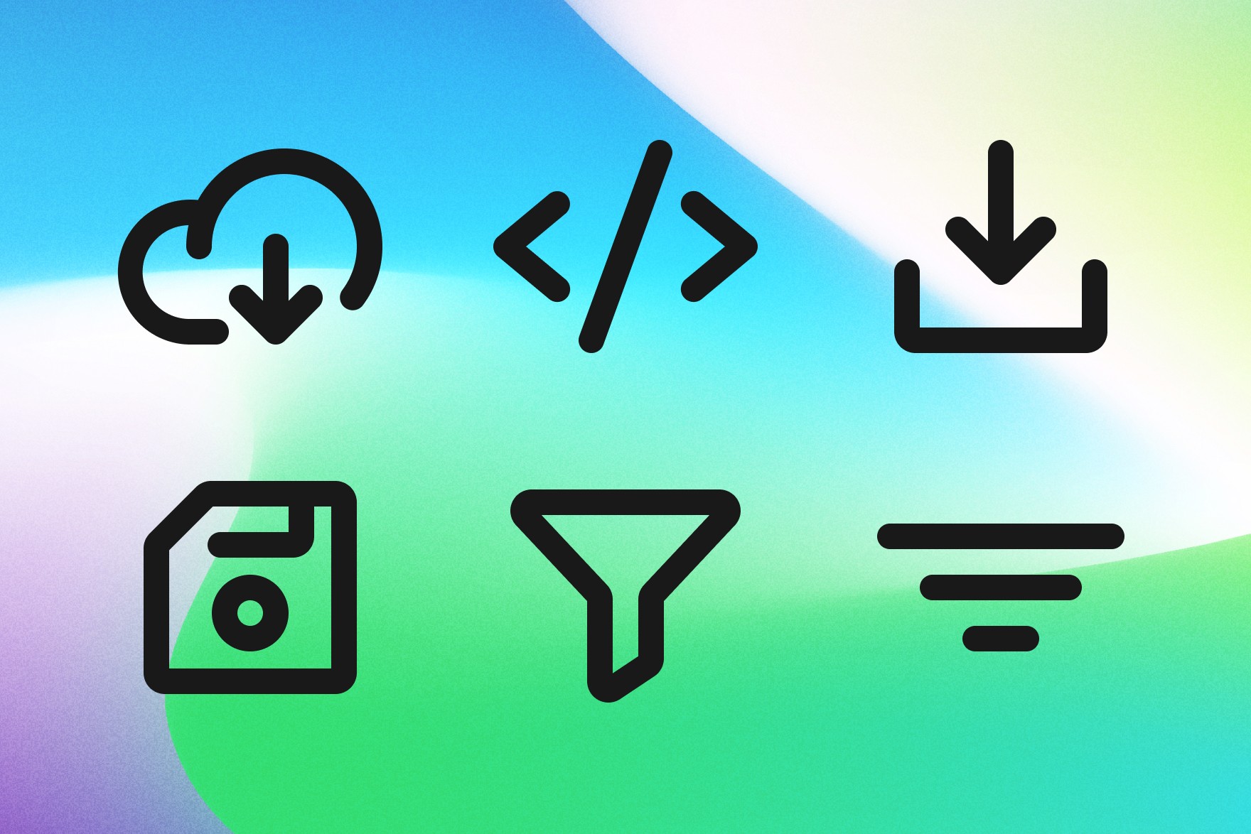 Example of DigitalCraft UI Pack icons in scalable vector format, ensuring seamless integration and maintaining clarity in diverse UI design elements.