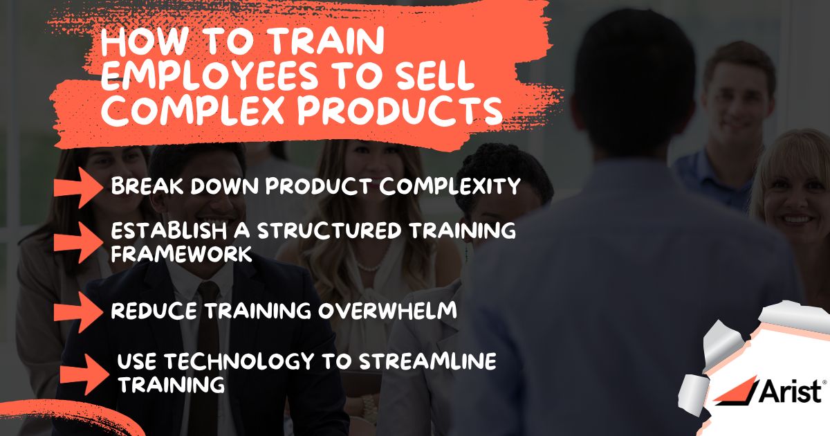 How to Train Employees to Sell Complex Products