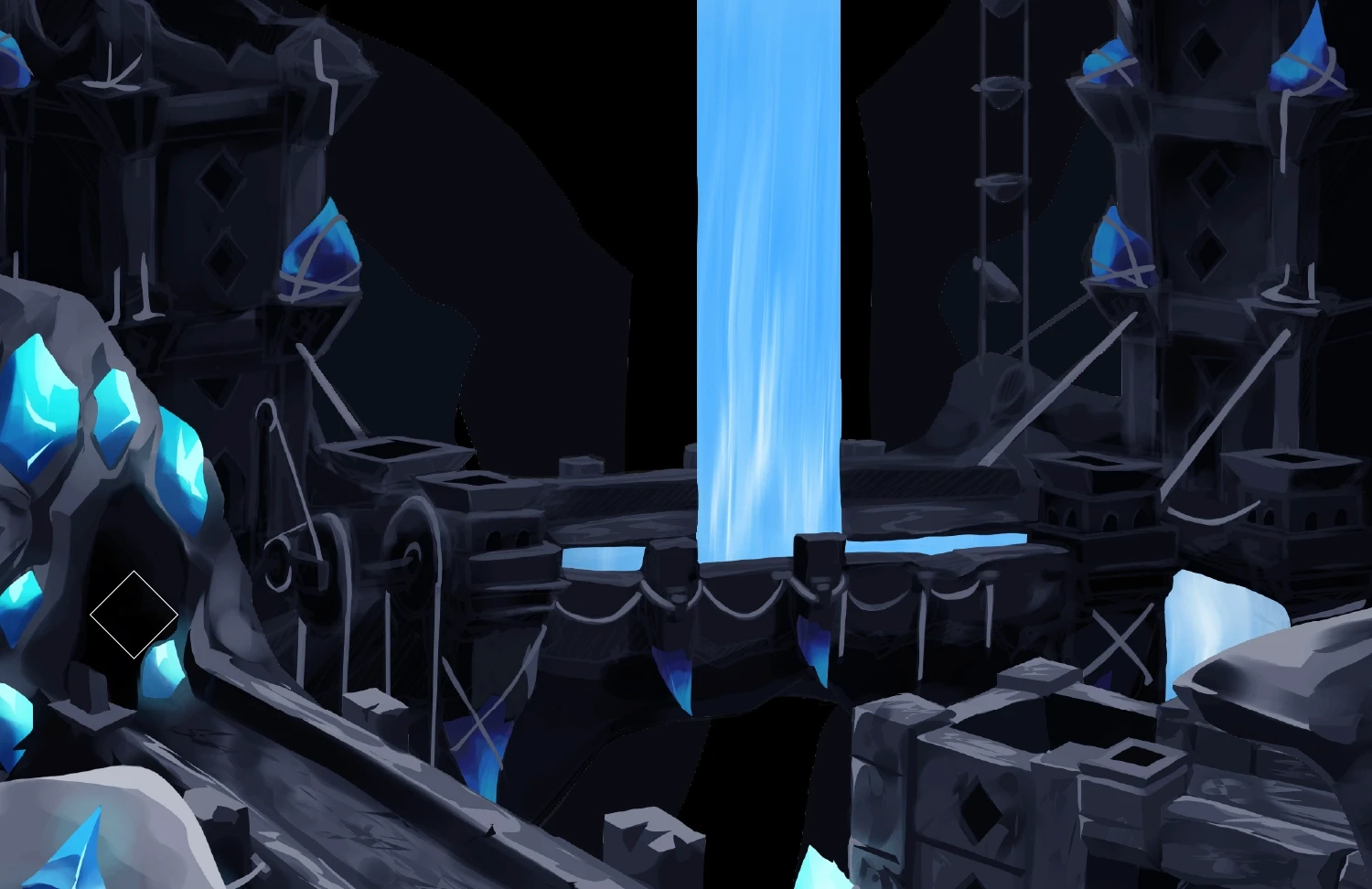 Excerpt image illustrating the "runes" within this world