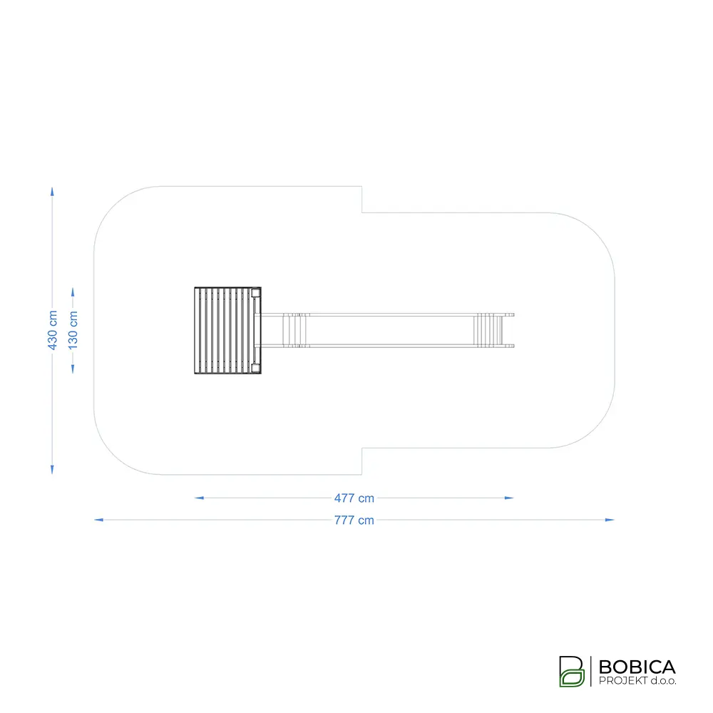 Tobogan za ugradnju na brežuljak "Hill-Slide"
