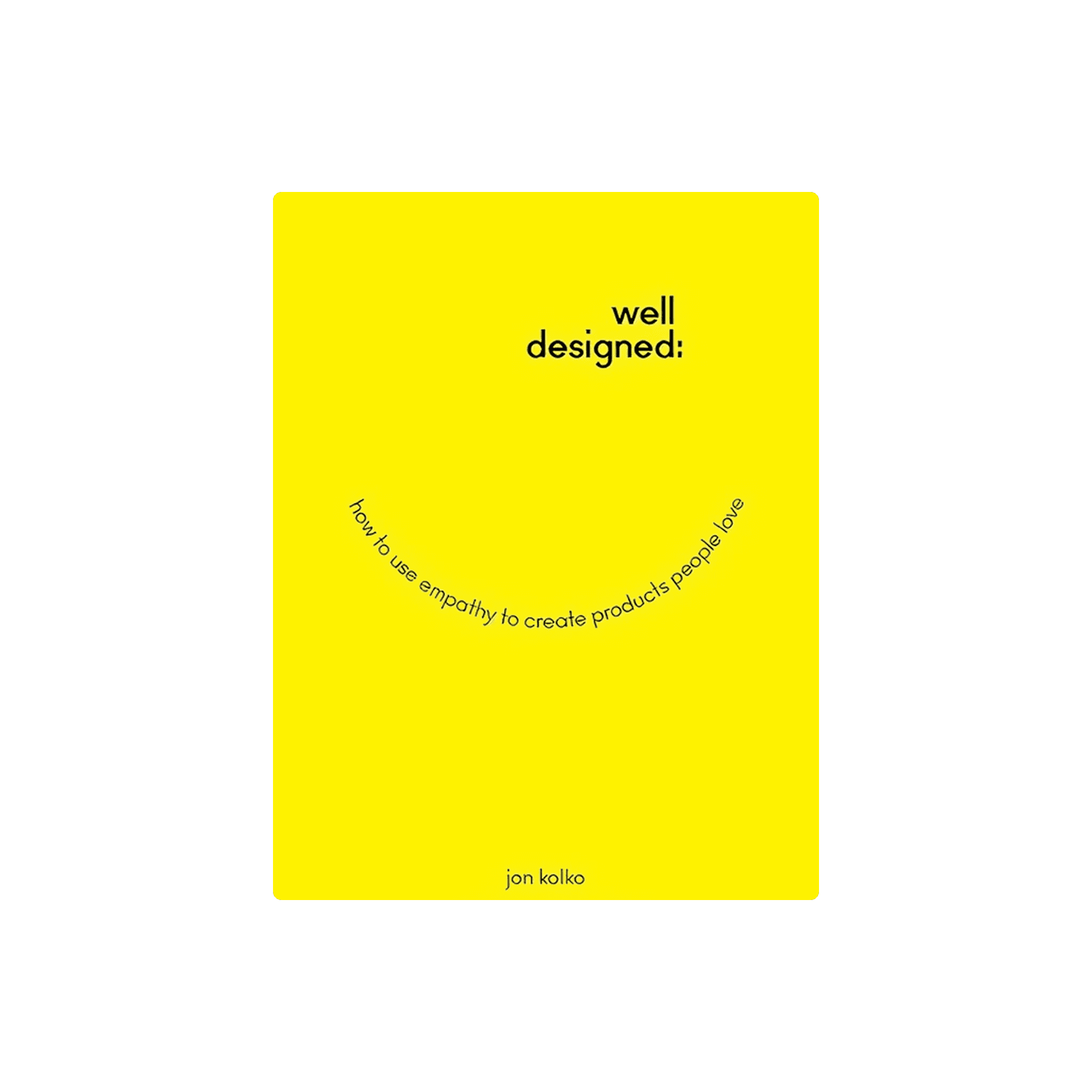 Well designed book cover