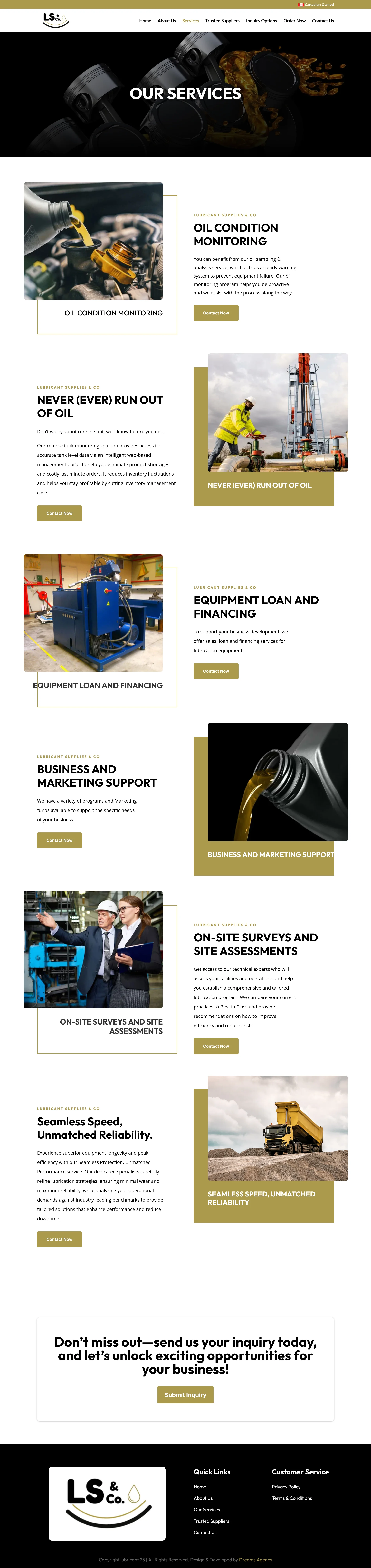 Services - Lubricant Supplies & Co