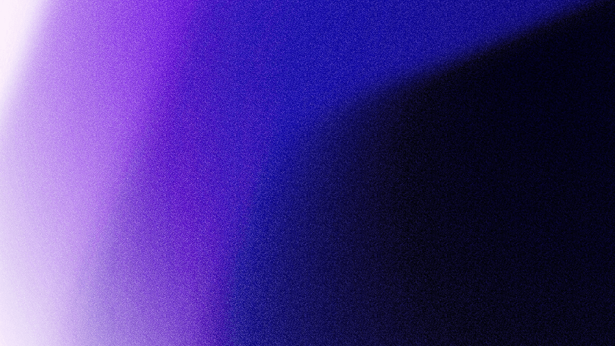 Gradiente abstrato em tons de laranja, rosa e azul-claro