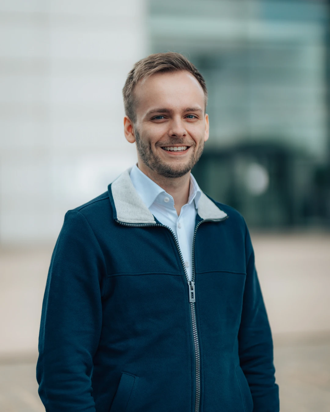 Ein Mitarbeiter des Architekturbüros