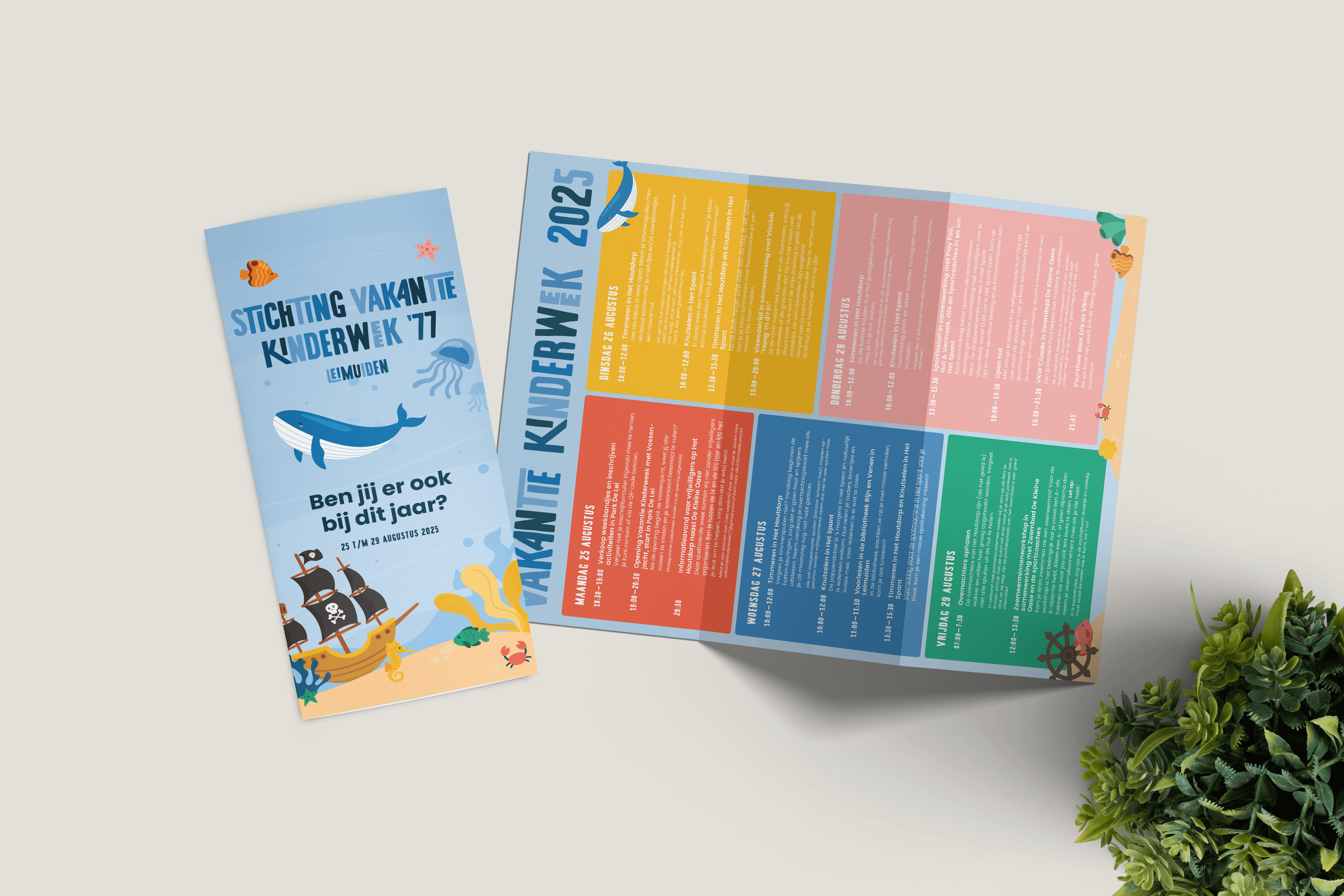 Folder Vakantie Kinderweek '77