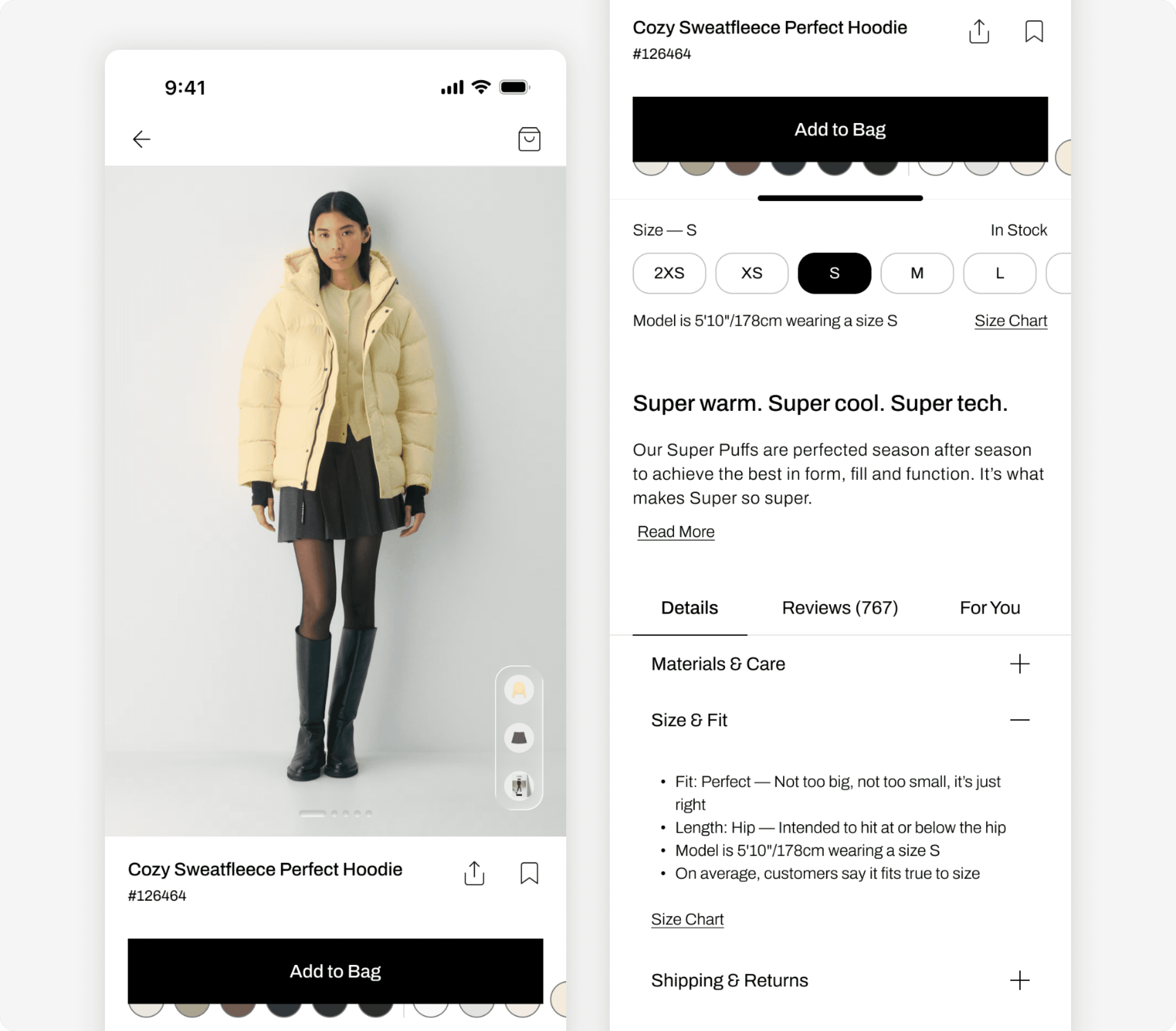 White umbrella structures against a clear blue sky