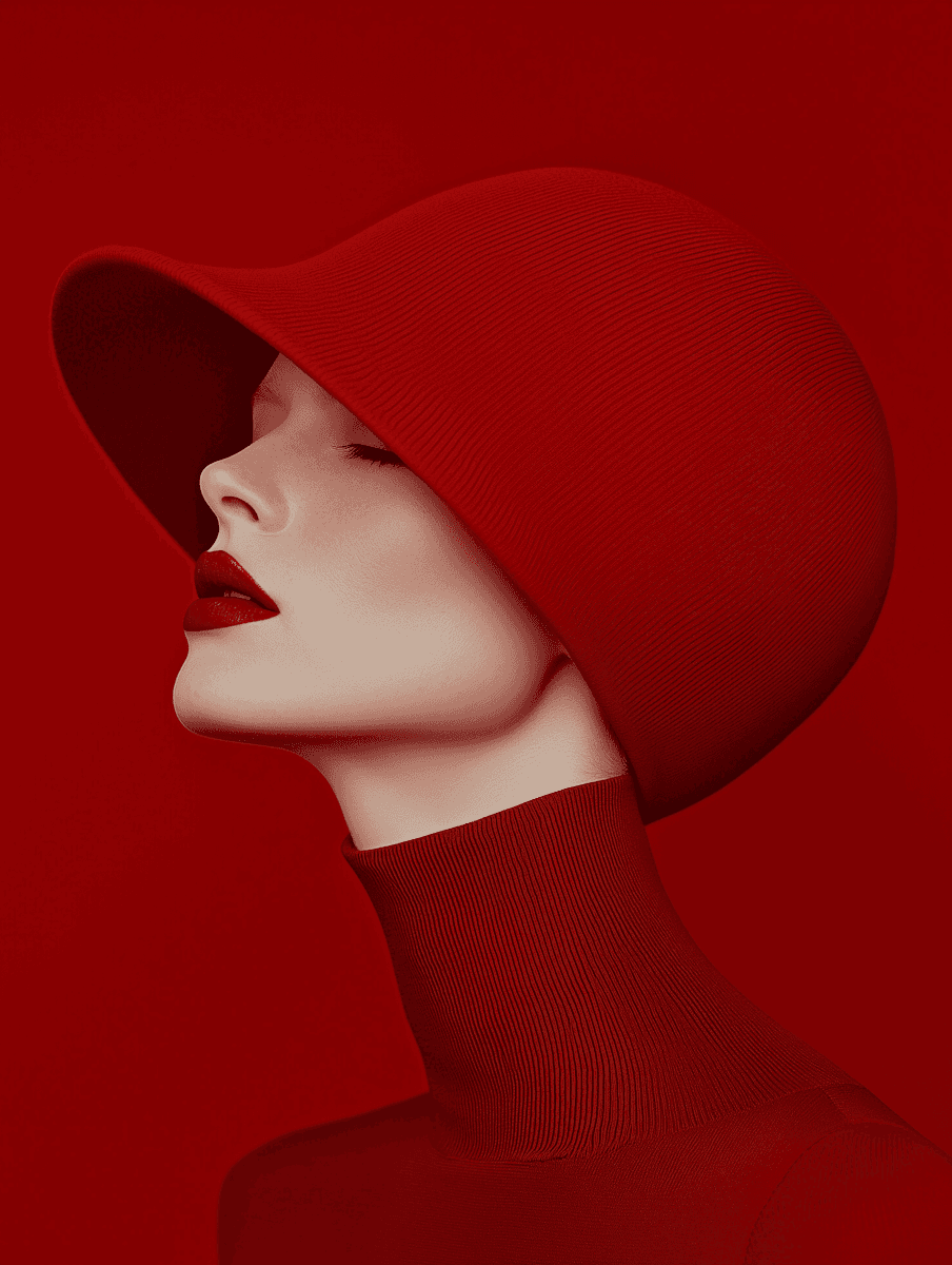 red hat portrait