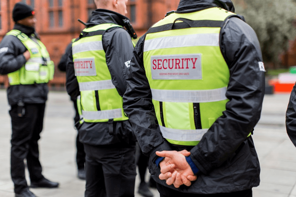 image of security guards