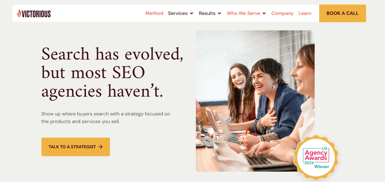 vicotrious seo - Trophy icon representing top-tier SEO agencies