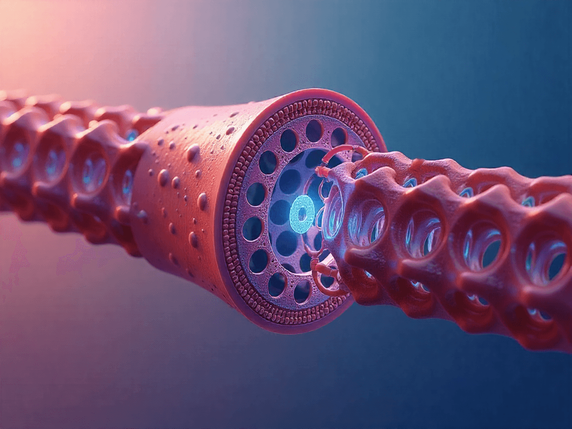 A man stands while two people sit at a table in an office setting, smiling and engaged in conversation. The mood is friendly and collaborative.