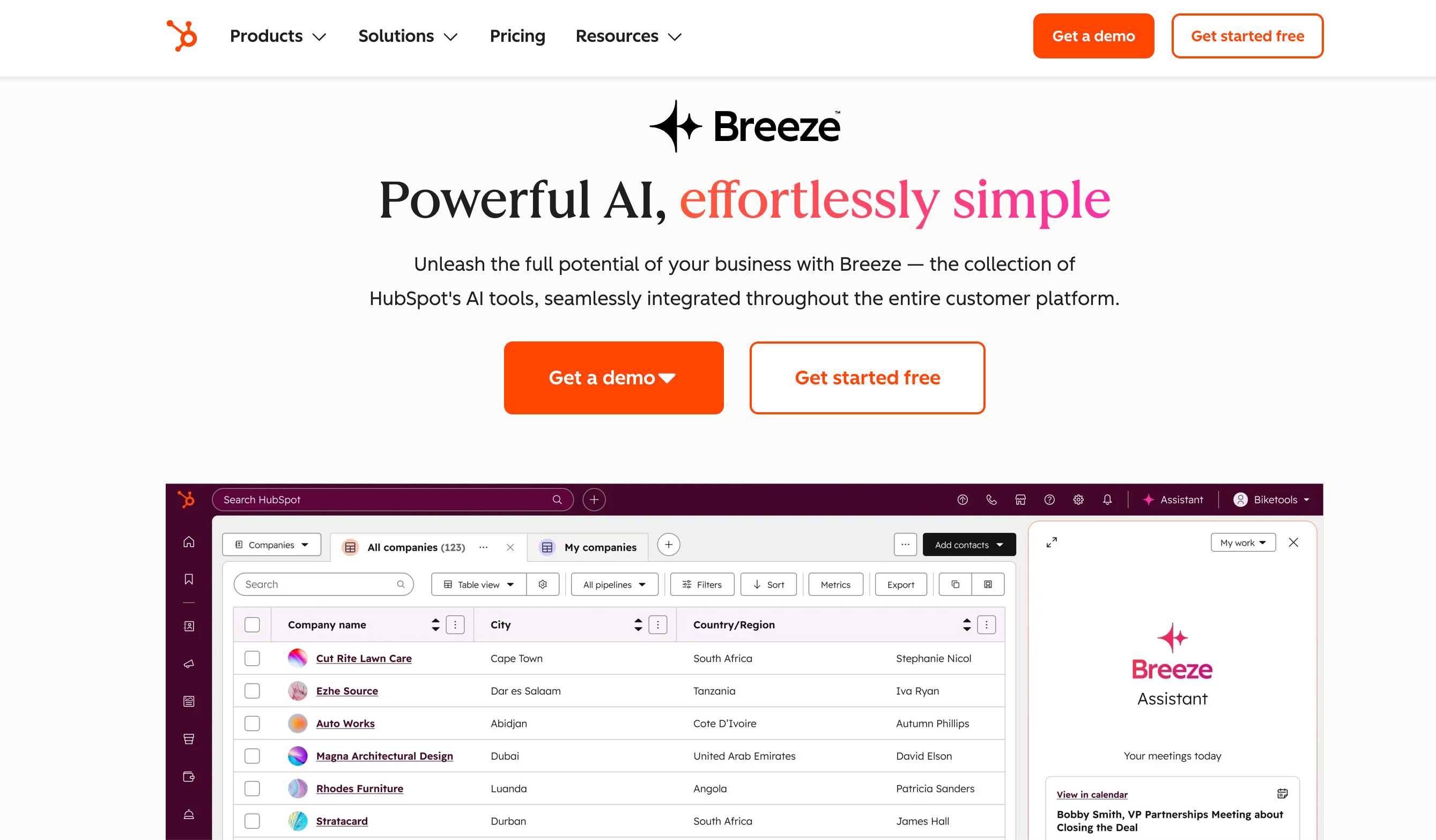 Hubspot’s Breeze Intelligence platform