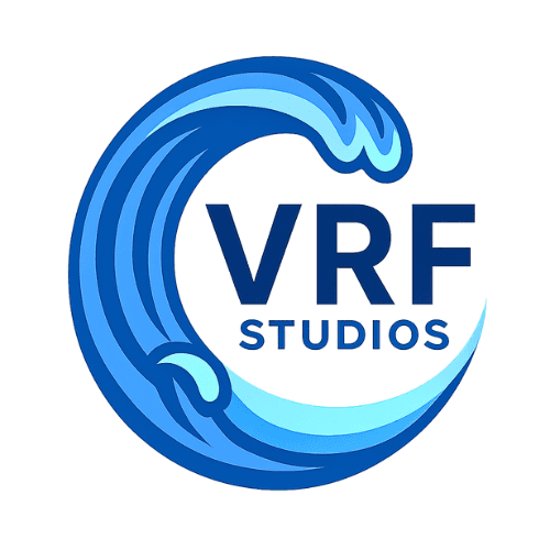 vrf studios logo design