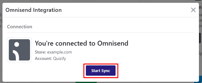 Sync Quizify Users to Your Omnisend