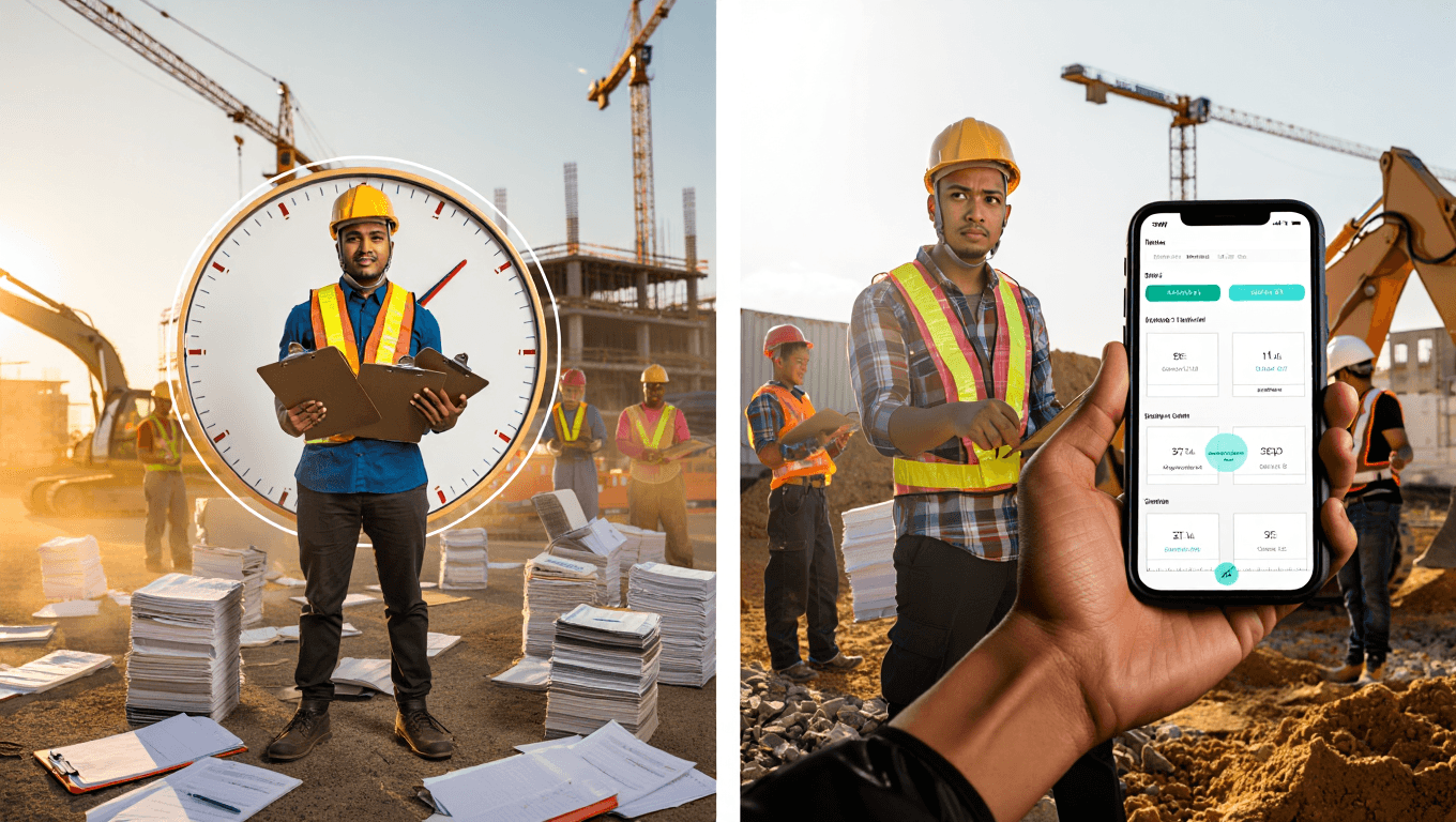 Tyros® mobile app screen showing digital flow module to fill and submit operational forms