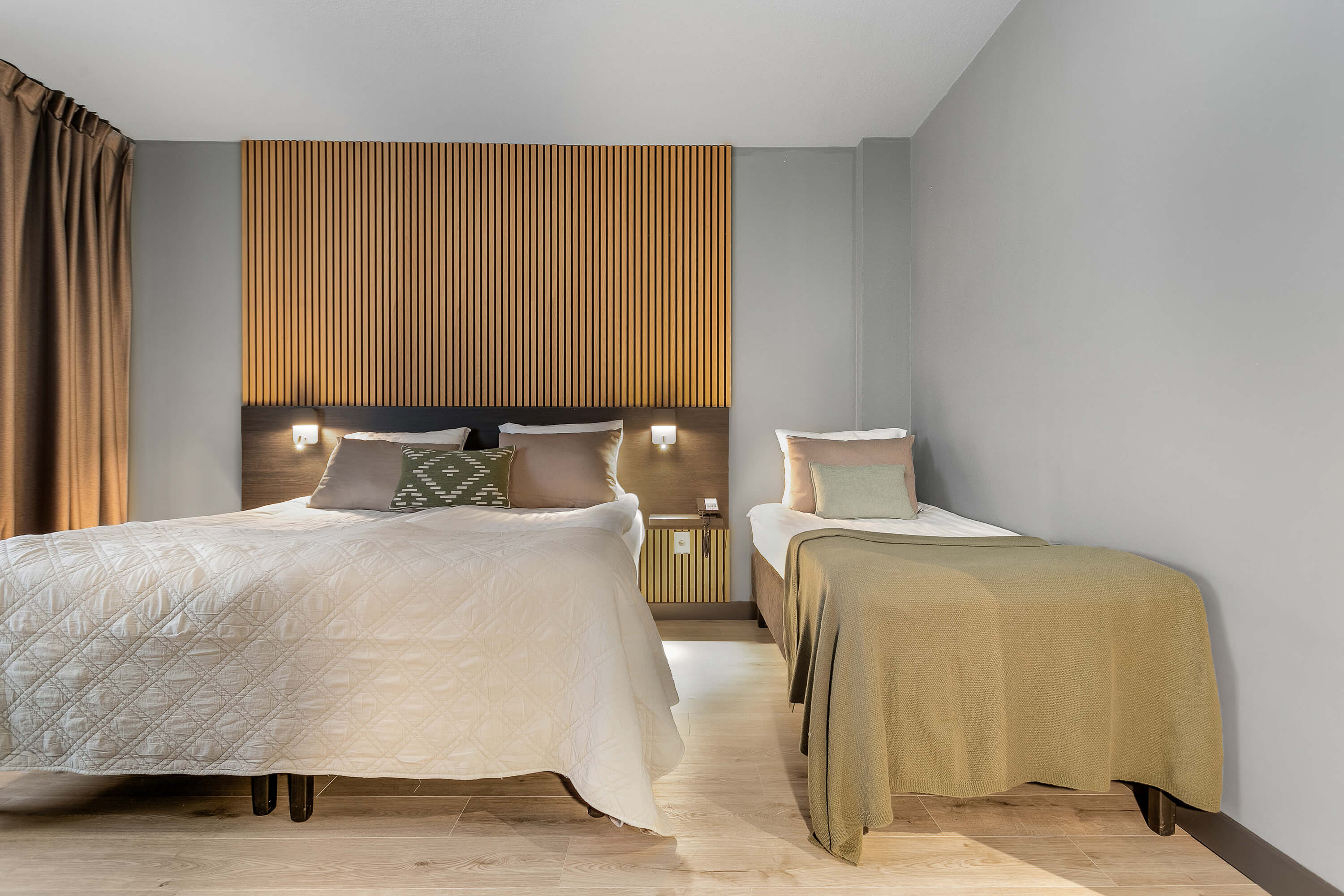 Þriggja manna herbergi Konvin Hotel