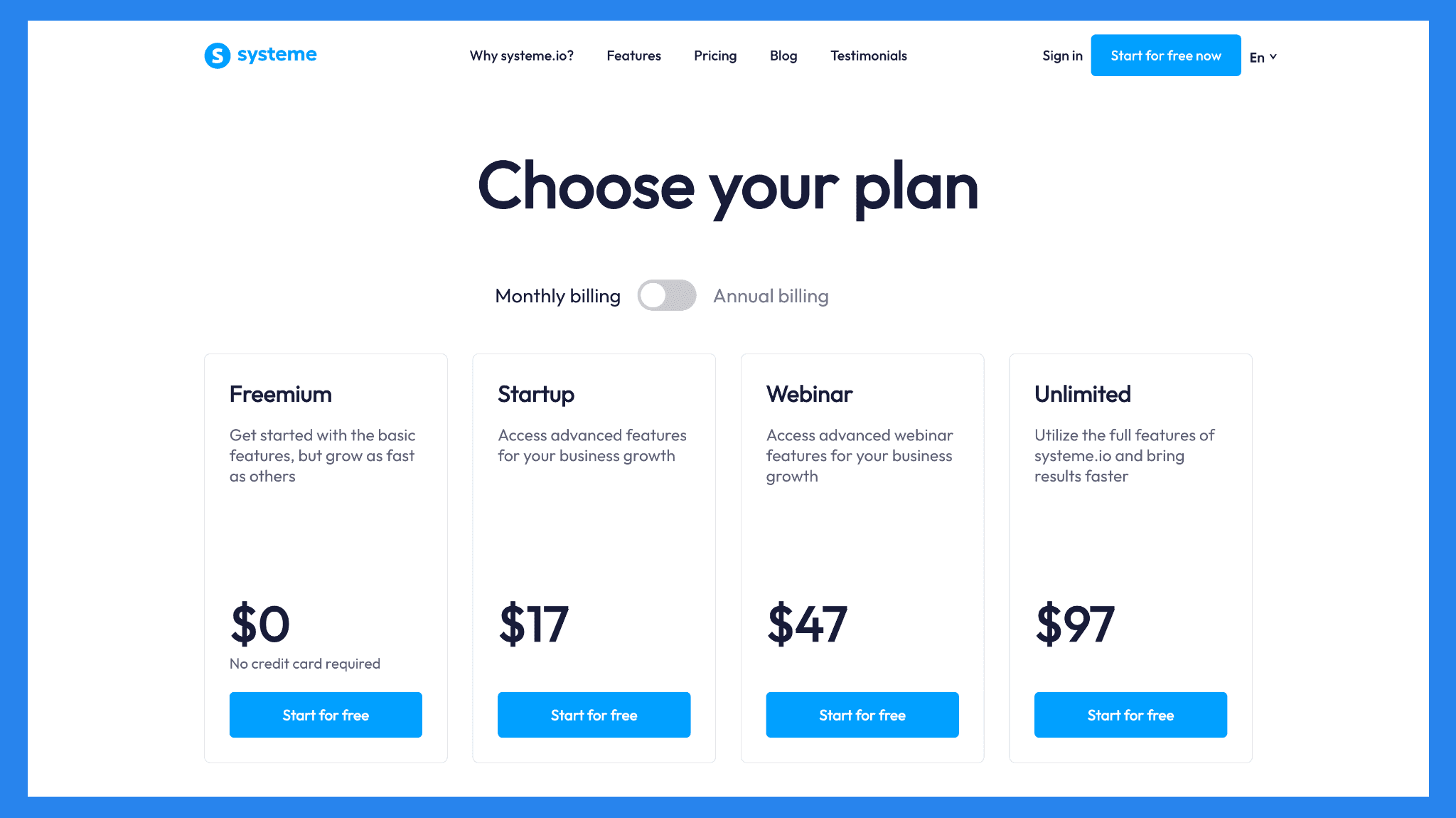 System.io's Pricing Plans