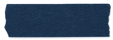 A blue piece of tape