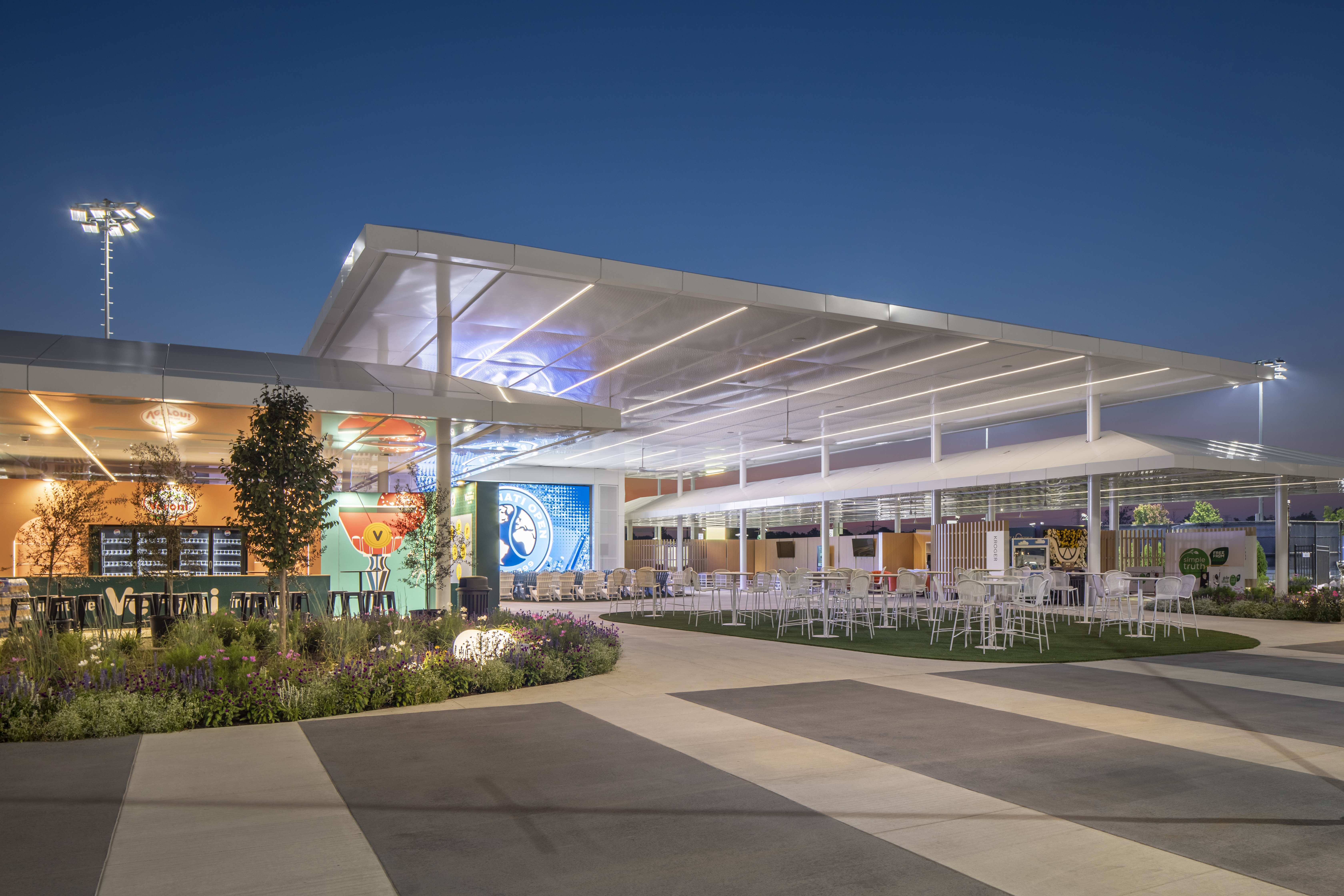 Fan Pavilion at Night