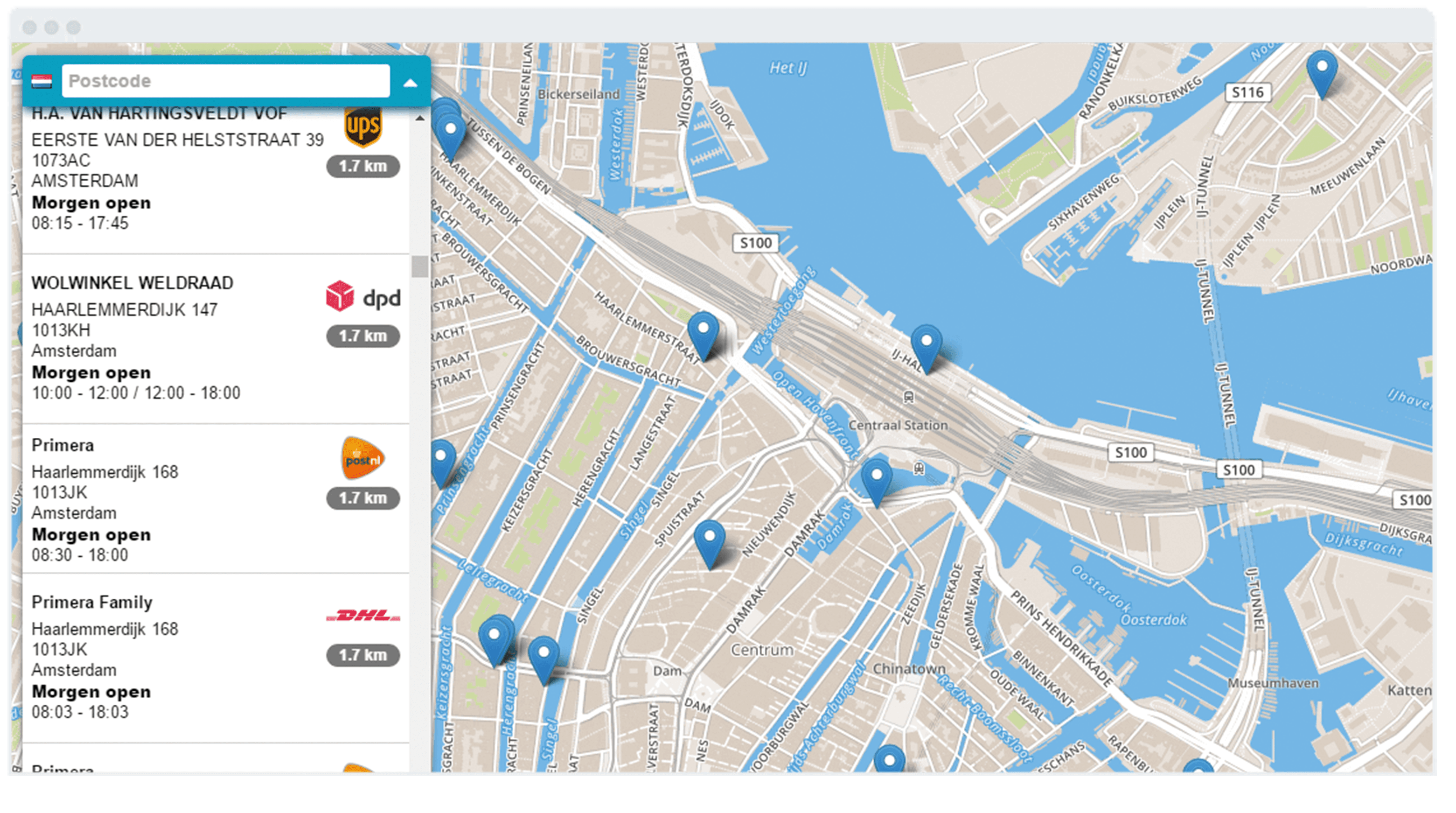 UPS access points