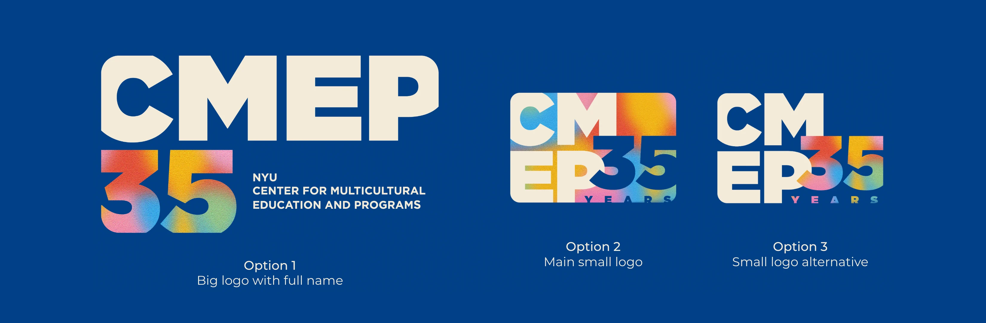 CMEP 35th Branding–Logo Colored Options