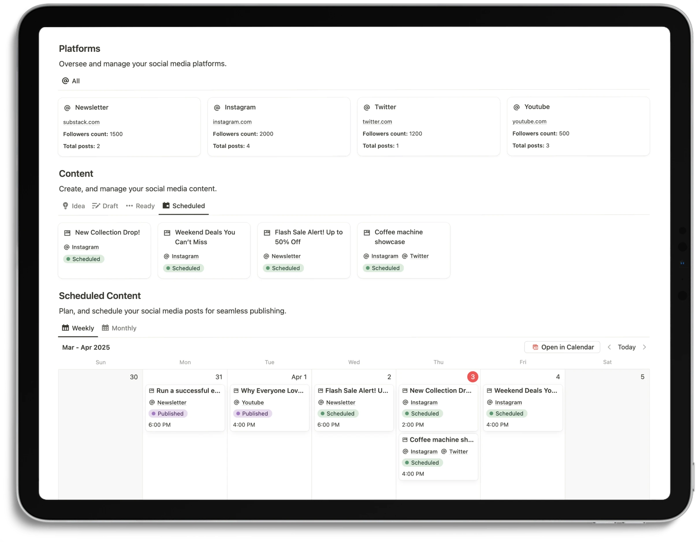 Notion E-Commerce Hub - Feature Marketing