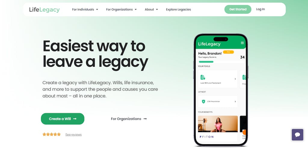 Lifelegacy is a no code will app that was built on Bubble.io