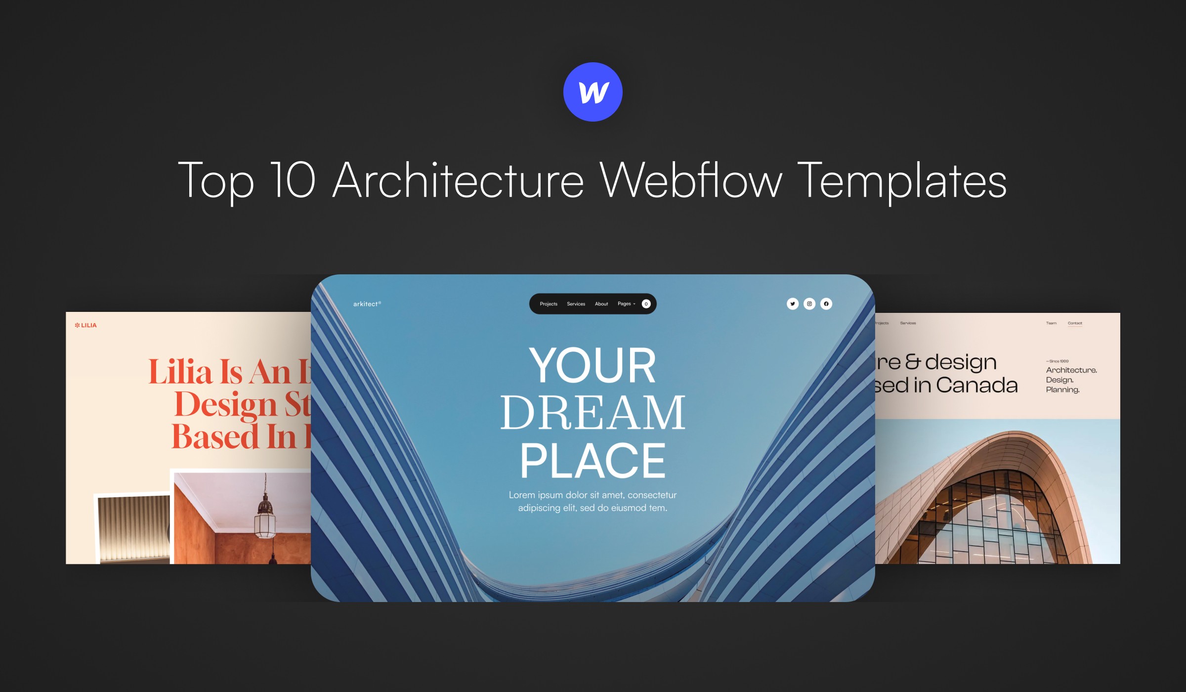 Best Architecture Webflow Templates