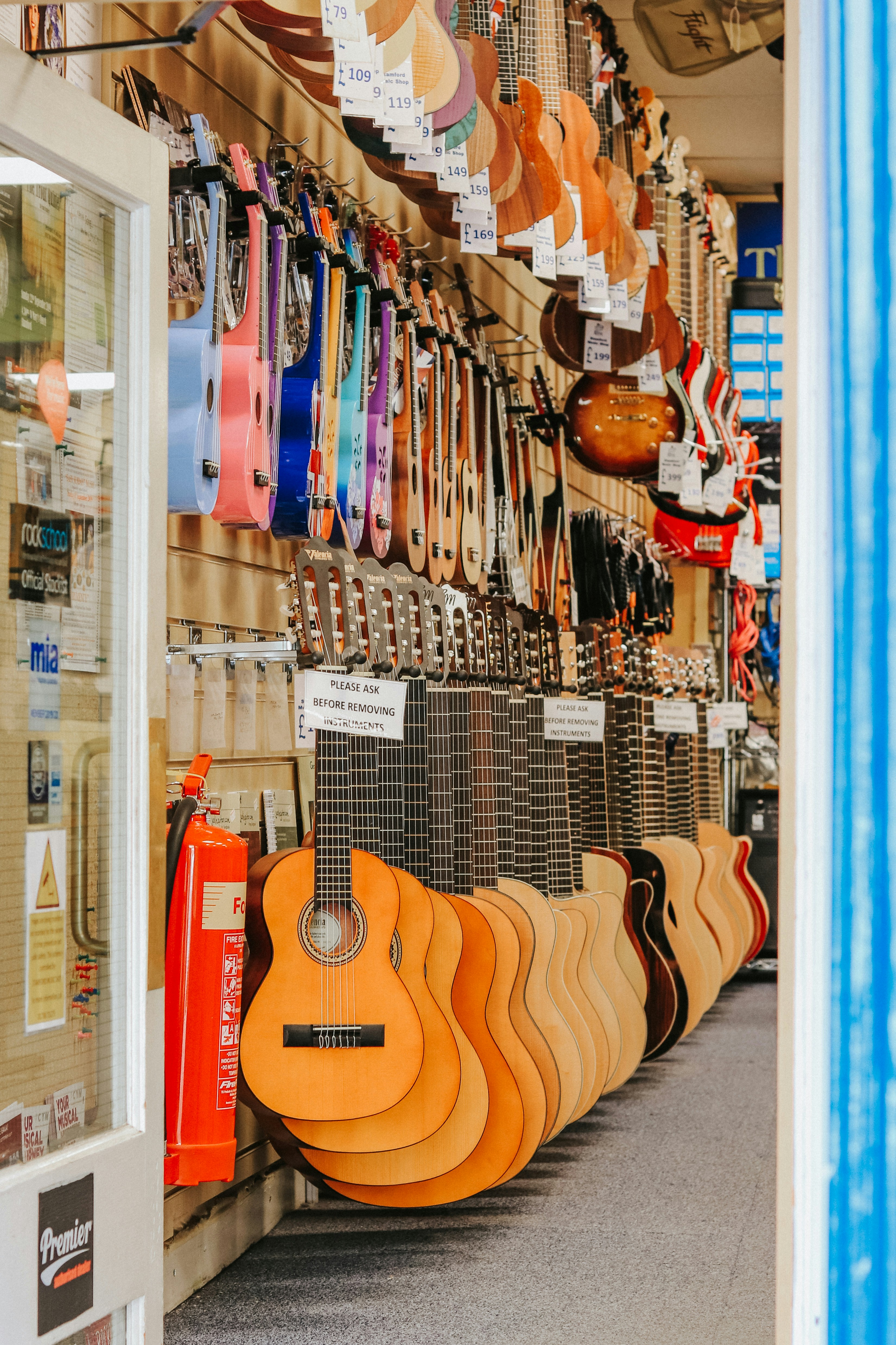 guitars in store