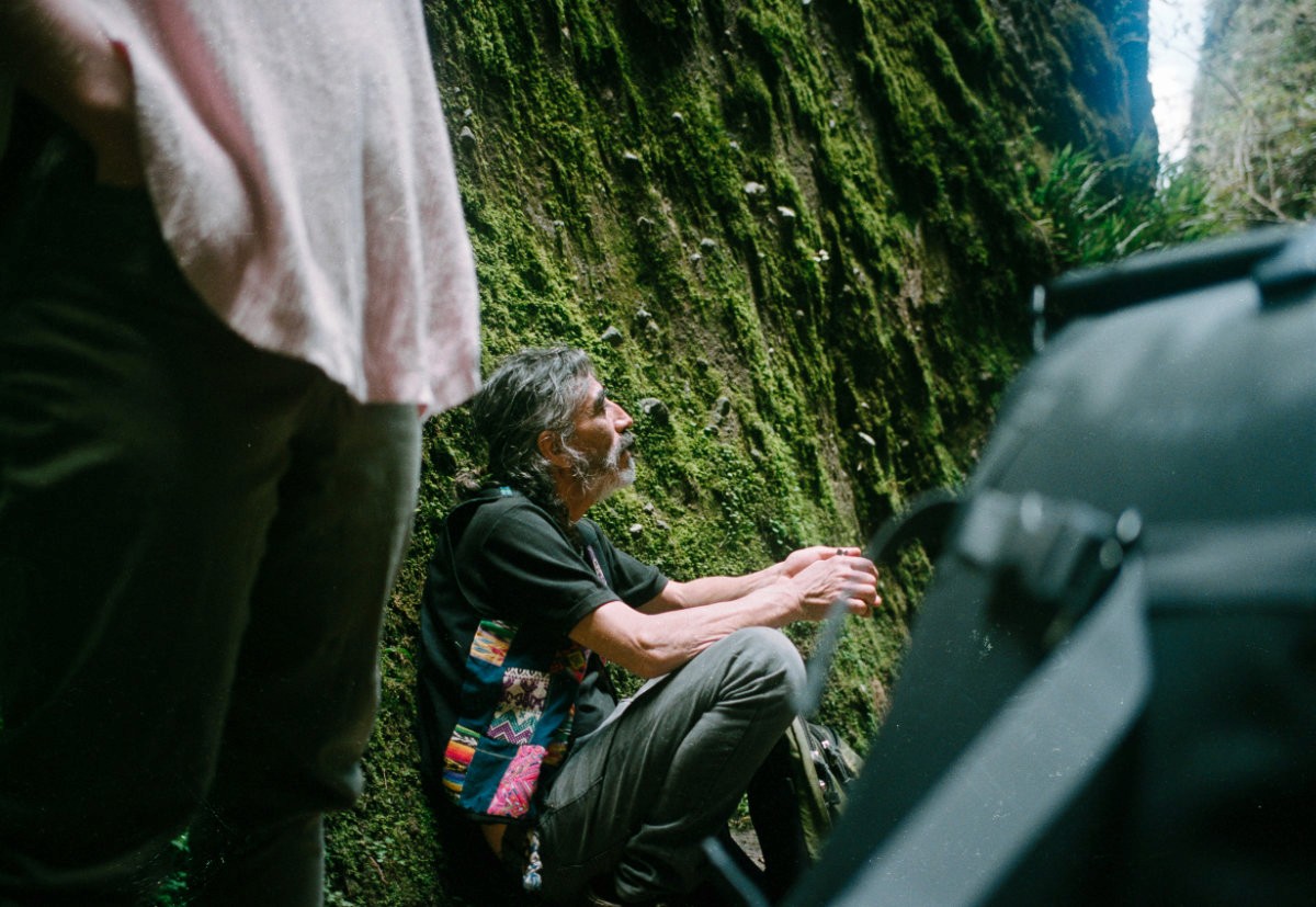 Person on a hike through Cajas National Park
