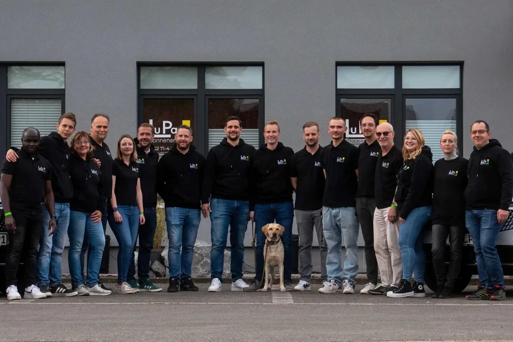 Das LuPa-Sonnenenergie-Team aus dem Weserbergland