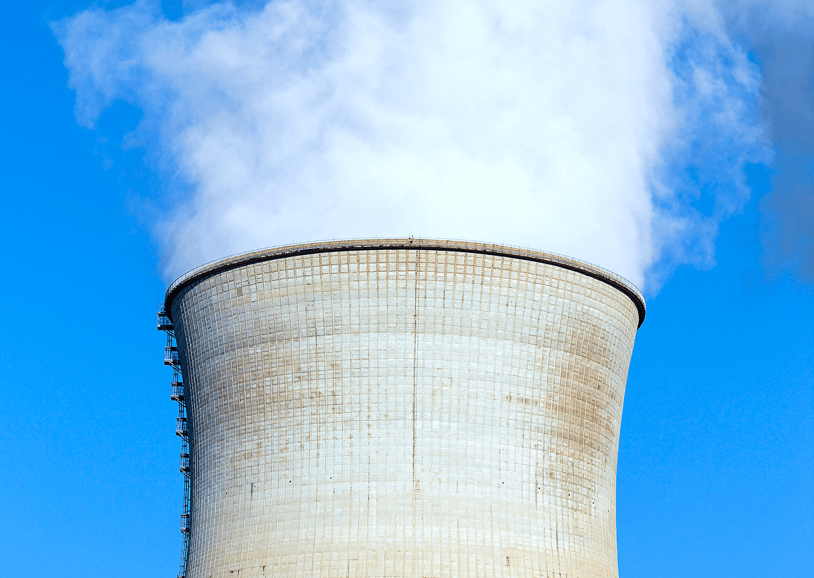 Cooling tower smoke