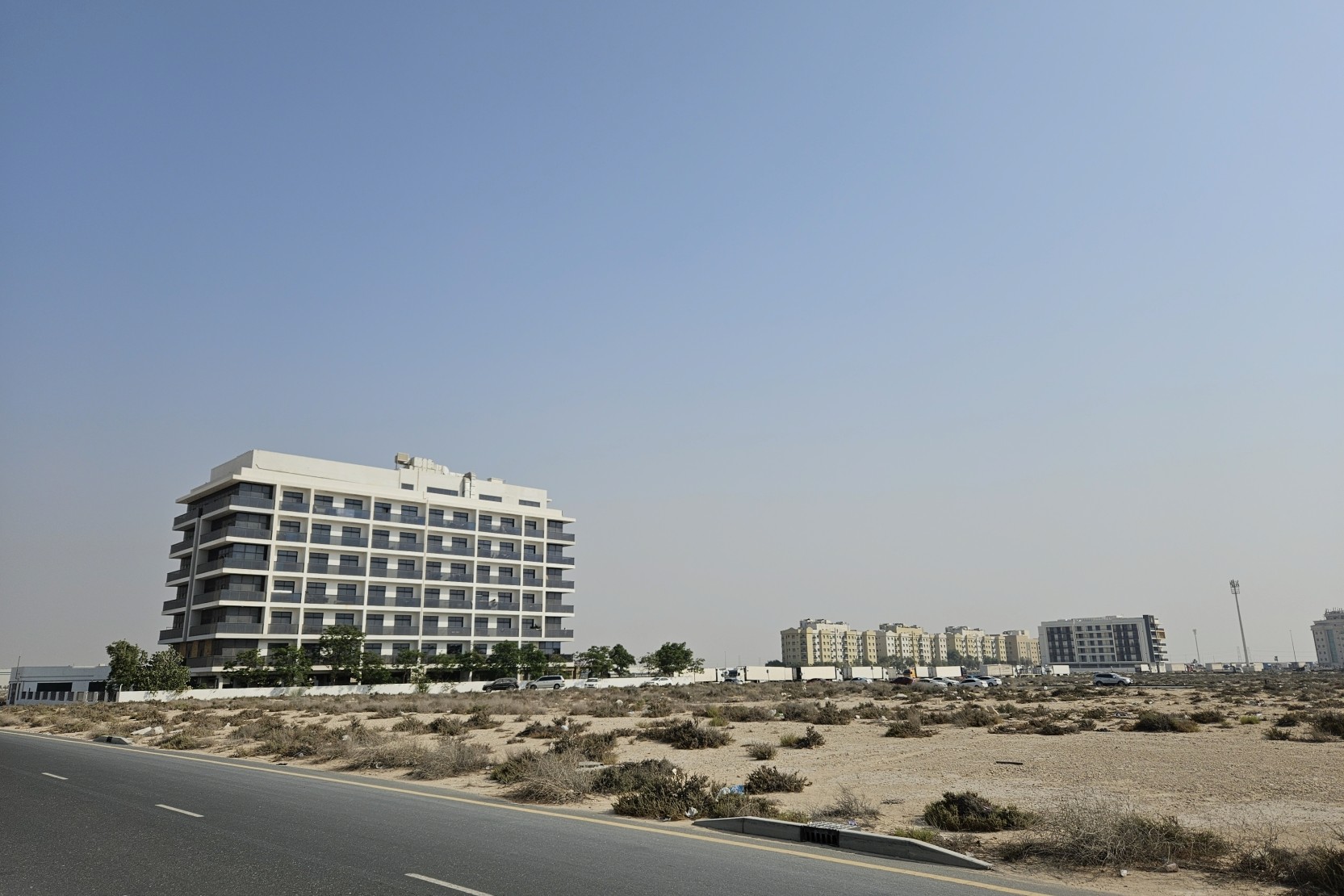 Exterior view of residential property in Saih Shuaib 2, ideal for real estate investment.