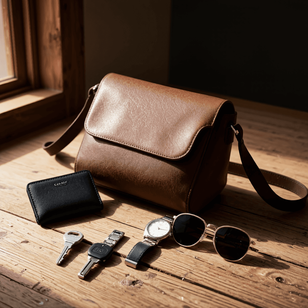 product photography of accessories