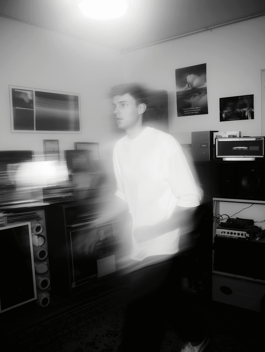 photo of man dancing in studio