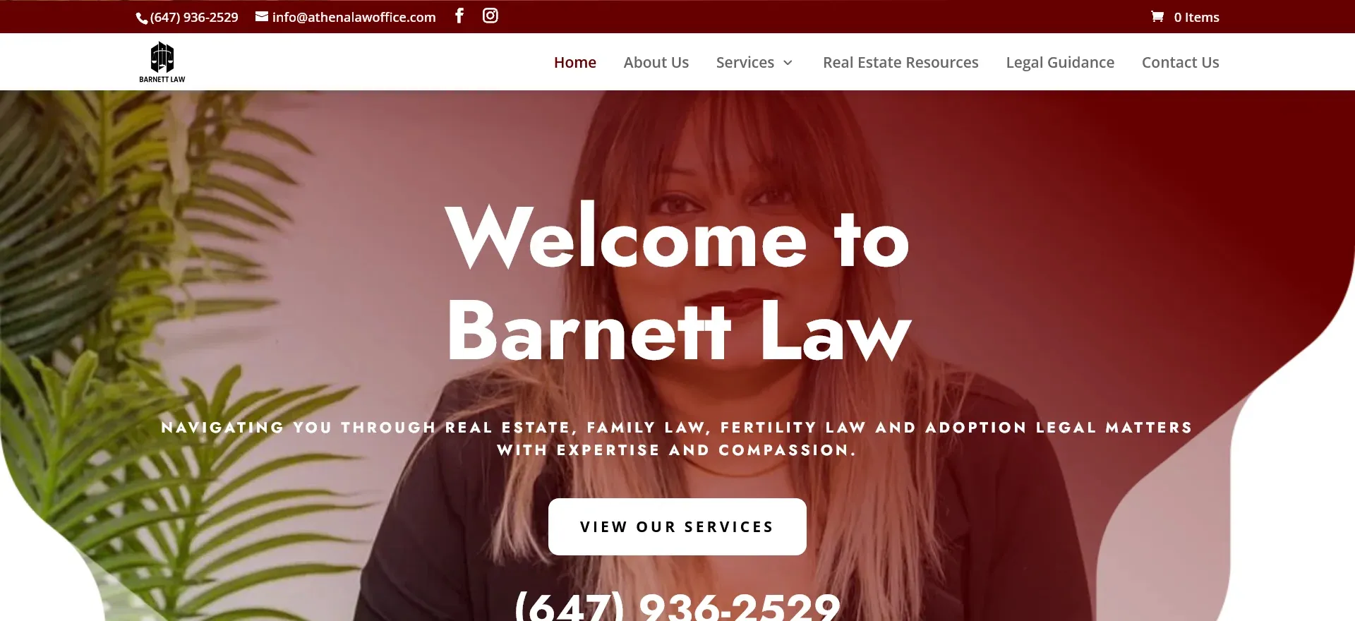 Dreams Agency performed search engine optimization (SEO) for Barnett Law
