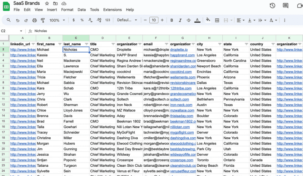 Importing Company Domains