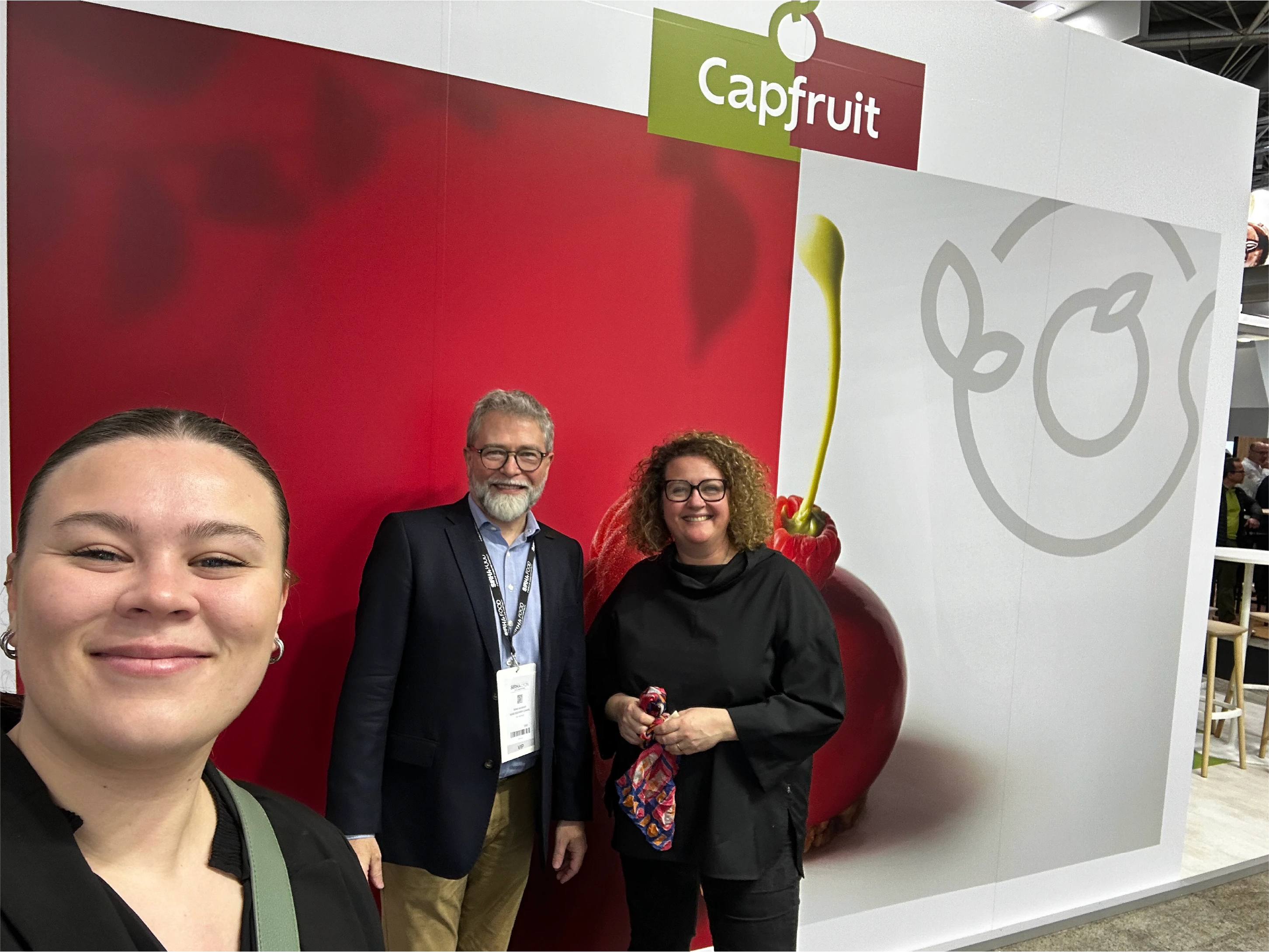 Photo de l'équipe à un évènement