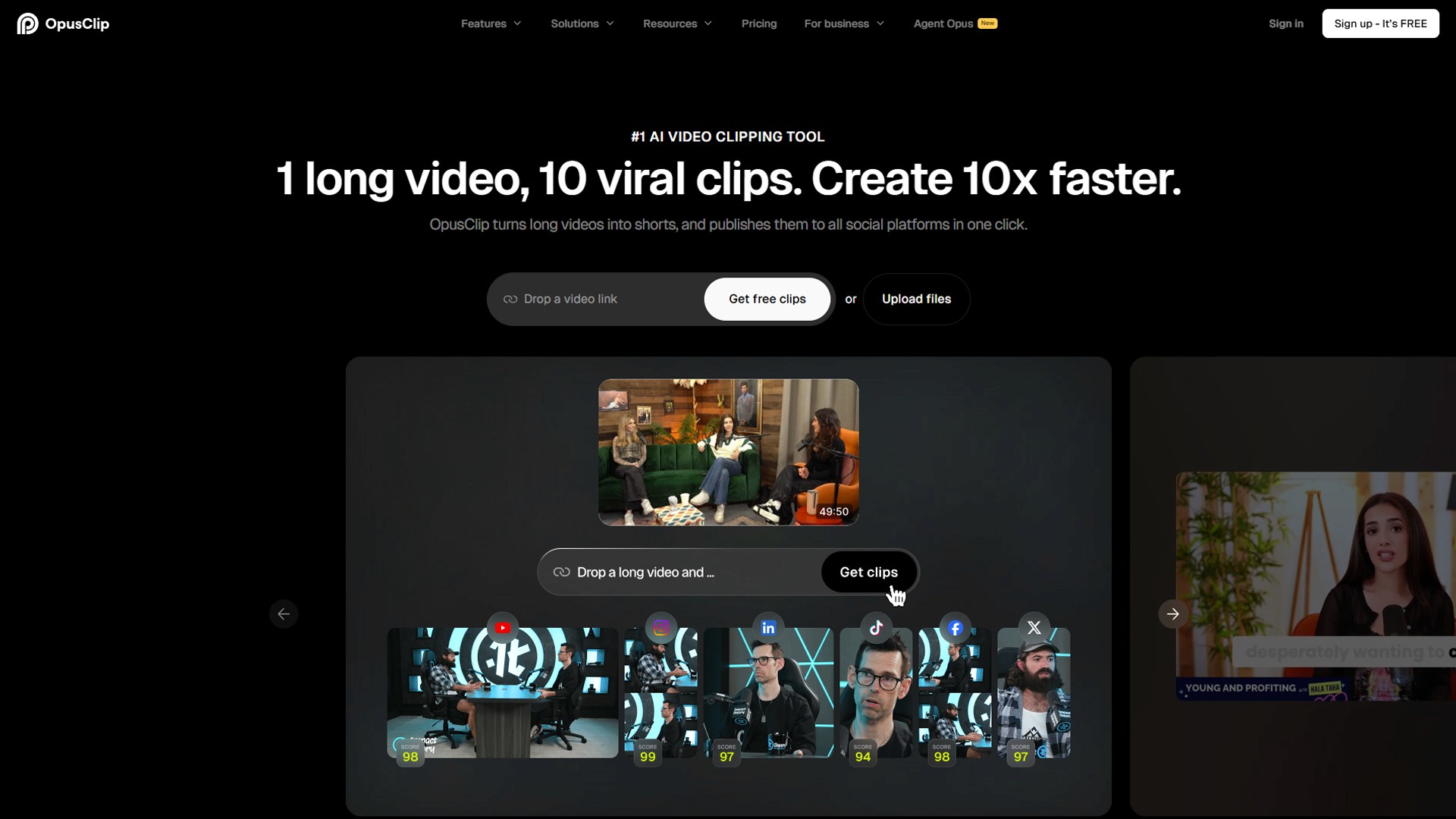 opus clip video