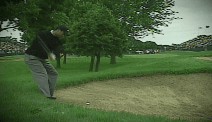 Tiger Woods 3 Iron 2002 PGA Championship Hazeltine