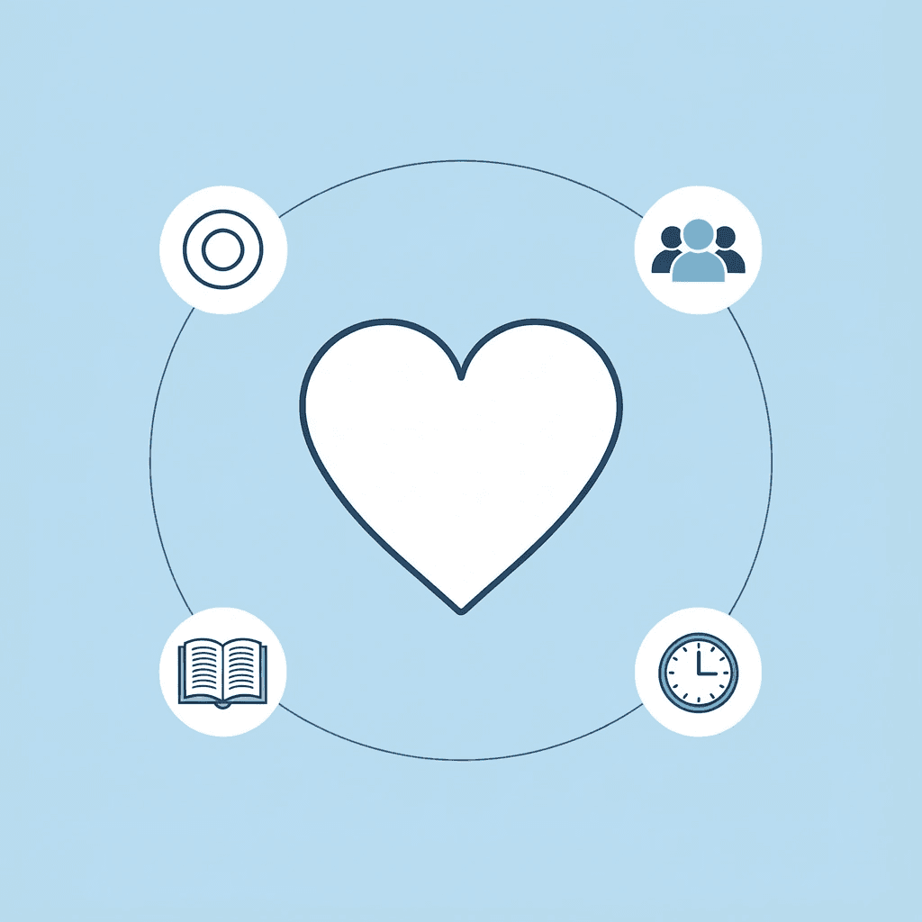 Network diagram showing Mother's Day celebration in the center connected to emotional development, fine motor skills, family connection, and learning opportunities