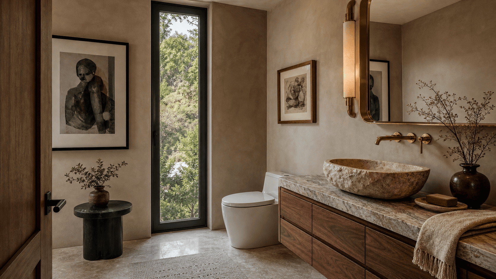 Project showcase image featuring a modern, refined interior.