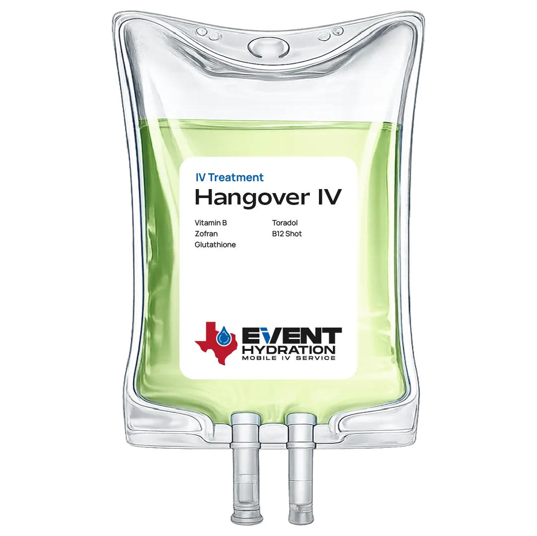 Hangover mobile IV therapy bag – Event Hydration
